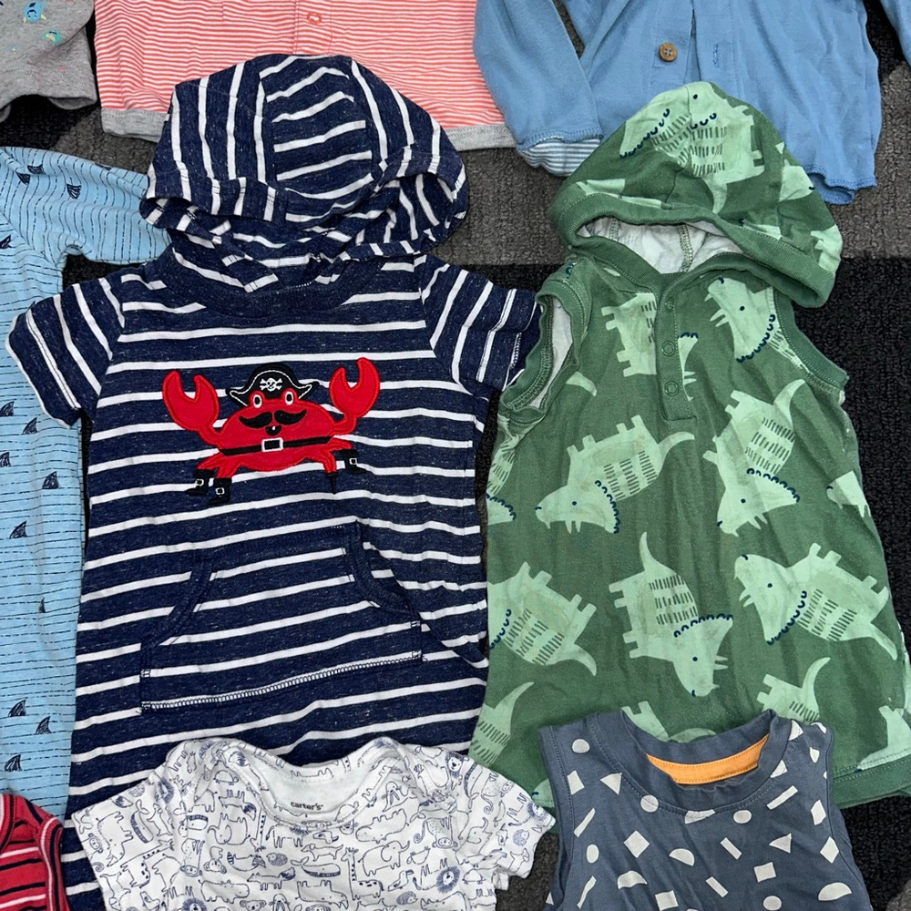 Lot of 11 Baby Boy Bundle 6 months Mixed Brands & Seasons - Picture 5 of 12